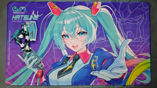 Hatsune Miku x Gundam 30th Anniversary Style Rubber Mat