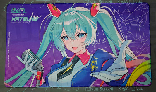 Hatsune Miku x Gundam 30th Anniversary Style Rubber Mat